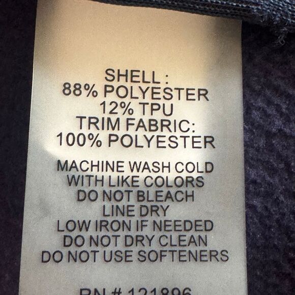 Title Nine Control Raincoat Waterproof Trench Hood Jacket SZ M #2531 - Picture 13 of 15